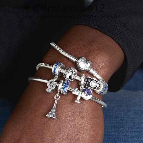 Pandora Paris Eiffel Tower Dangle Charm - Picture 3 of 5